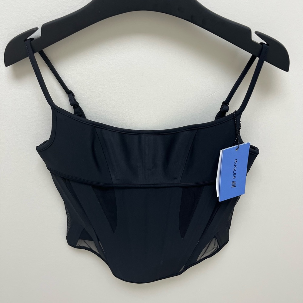 Mugler x H&M corset top